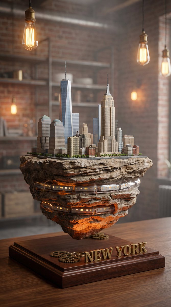 Ultra-Realistic Macro Miniature City Prompt